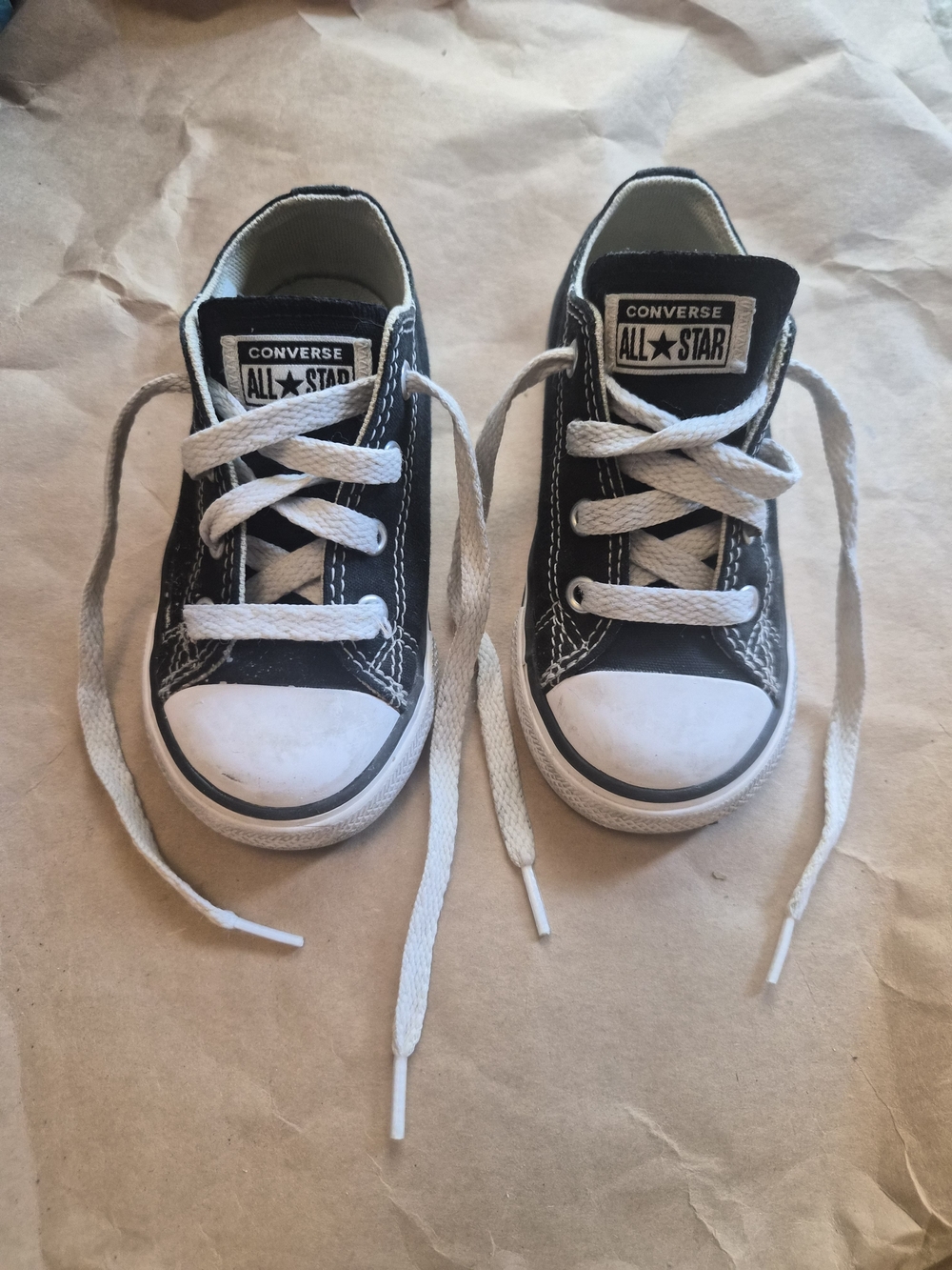 Converse Kids' All Star Low Top Sneakers in Black